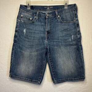 Levi Strauss Signature Gold Men's Jean Shorts Size 30 Distressed denim